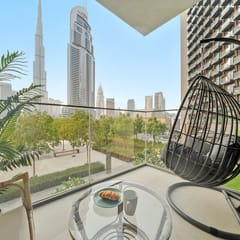 Luxe 2BR w/ Burj Khalifa Views | Near Dubai Mall