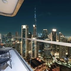Luxe 3BR w/ Infinity Pool & Burj Khalifa View