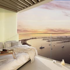 Luxe 4BR | Panoramic Views | Palm | Marina & Burj