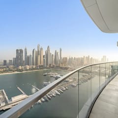 Luxury 2BR with Full Marina Views & Private Beach