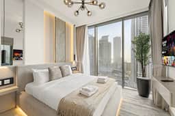 Luxe 2BR w/ Marina Views | Gaming Room & Cinema - Image 2