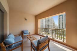 Spacious 1BR w/ Terrace | Near Palm Jumeirah Mall - Image 5