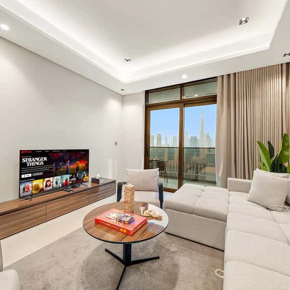 Luxe 1BR w/ Burj Khalifa View | 10mn to Dubai Mall - Image 1