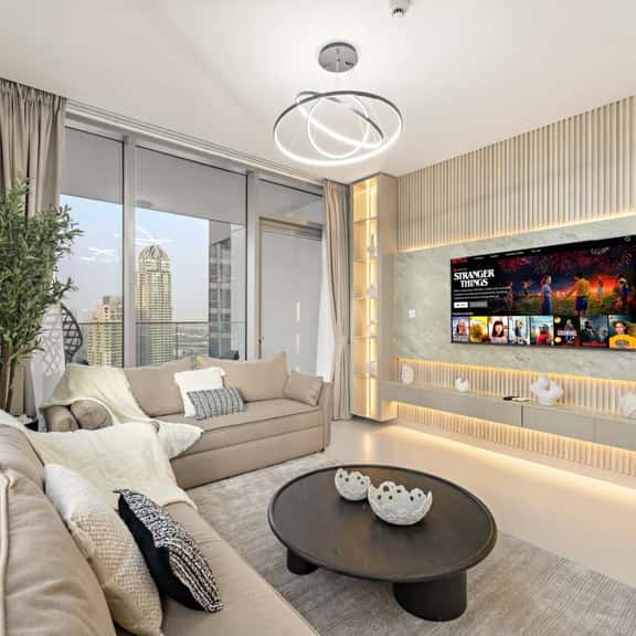 Luxe 2BR w/ Marina Views | Gaming Room & Cinema - Image 1
