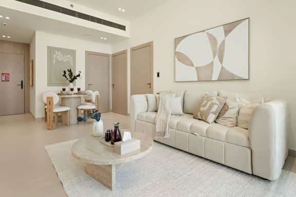 Cozy 1BR in JVC w/ Balcony | Pool & Gym - Image 3