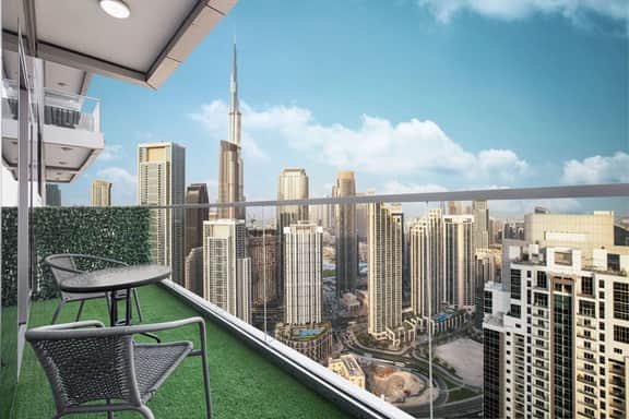 Elegant 2BR w/ Burj Khalifa View & Infinity Pool - Image 5