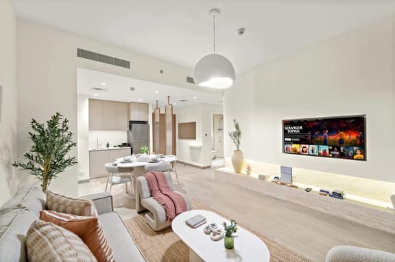 Cozy 1BR w/ Balcony | Pool & Gym - Image 1