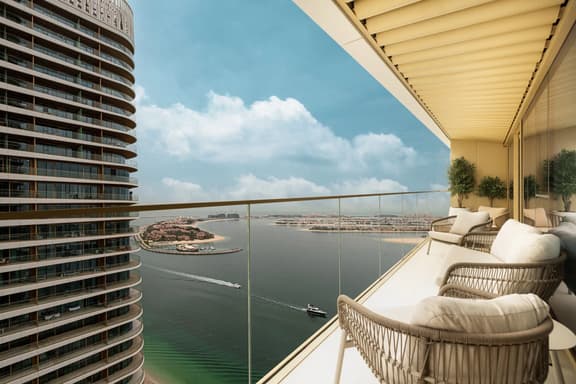 Luxe 2BR w/ Palm & Sea View | Direct Beach Access - Image 1