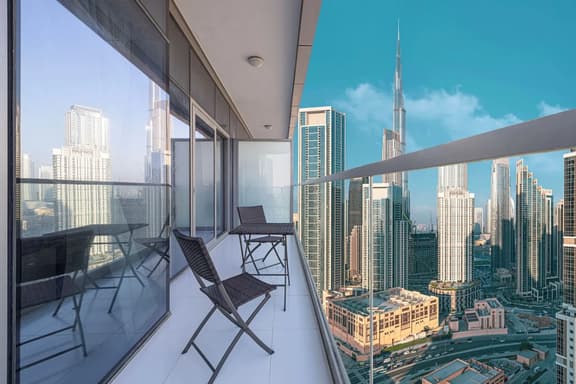 Stunning 2BR | Infinity Pool + Burj Khalifa View - Image 1